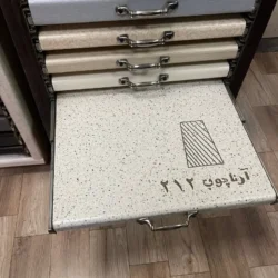 صفحه کابینت MDF روکش آرتاویل طرح کرم شنی