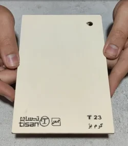 ورق ام‌دی‌اف تیسان گروه پایه طرح کرم بژ کد 23