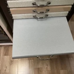 صفحه کابینت MDF روکش آرتاویل طرح نقره ای خش دار