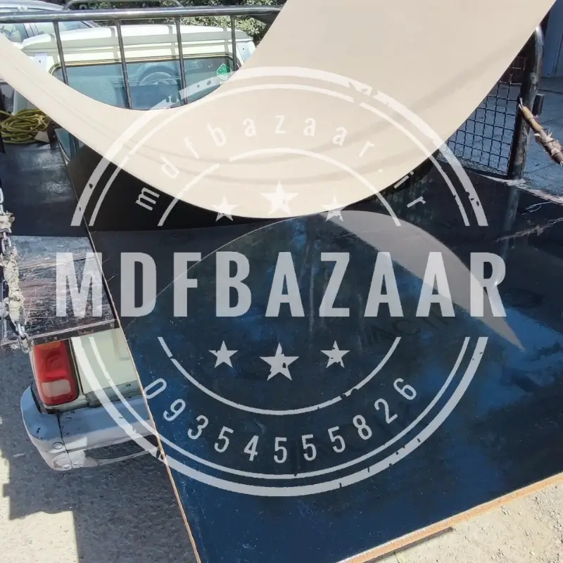 ورق هایگلاس و MDF سه میل خام