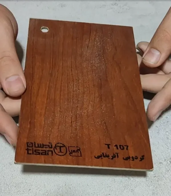 ورق ام_دی_اف تیسان گروه پایه طرح گردویی آفریقایی کد T-107