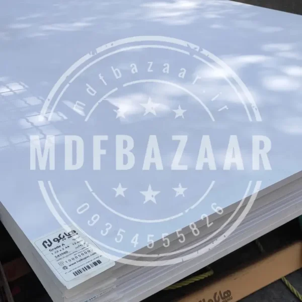 ورق پی_وی_سی فومیزه 12 میل سفید