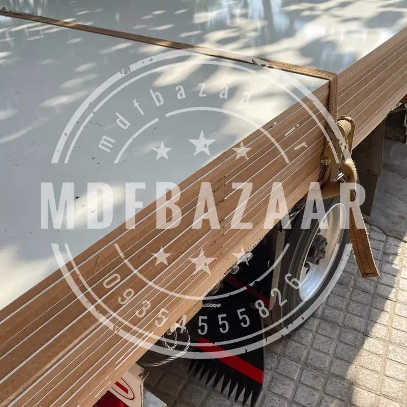 ورق ام_دی_اف سفید متالیک