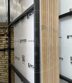 ورق ام‌دی‌اف پاک چوب گروه 3 هایگلاس طرح سفید متالیک 1 کد 770