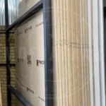 ورق ام‌دی‌اف پاک چوب گروه 3 هایگلاس طرح متالیک عسلی کد 740