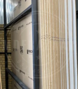 ورق ام‌دی‌اف پاک چوب گروه 3 هایگلاس طرح متالیک عسلی کد 740