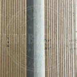 ورق ام‌دی‌اف آذران چوب کویر گروه برجسته طرح سفید ستاره‌ای کد 315