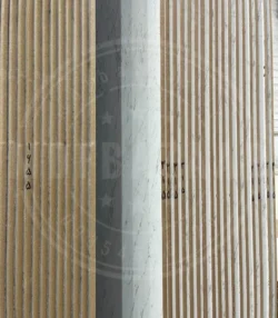 ورق ام‌دی‌اف آذران چوب کویر گروه برجسته طرح سفید ستاره‌ای کد 315